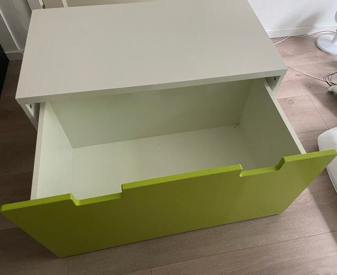 Smastad IKEA speelgoedkist met bank ( 2x), Gebruikt, 50 tot 70 cm, Ophalen, Minder dan 90 cm