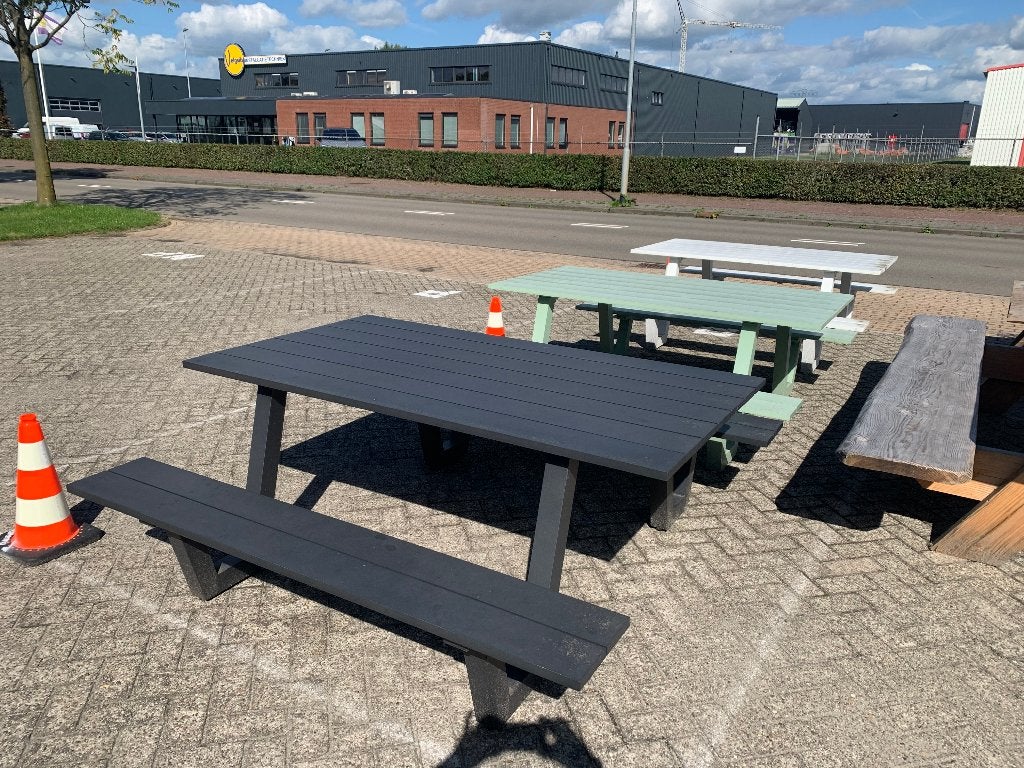 Aluminium Picknickbanken  Aanbieding €199,-, Tuin en Terras, Ophalen, Nieuw, Rechthoekig, Aluminium