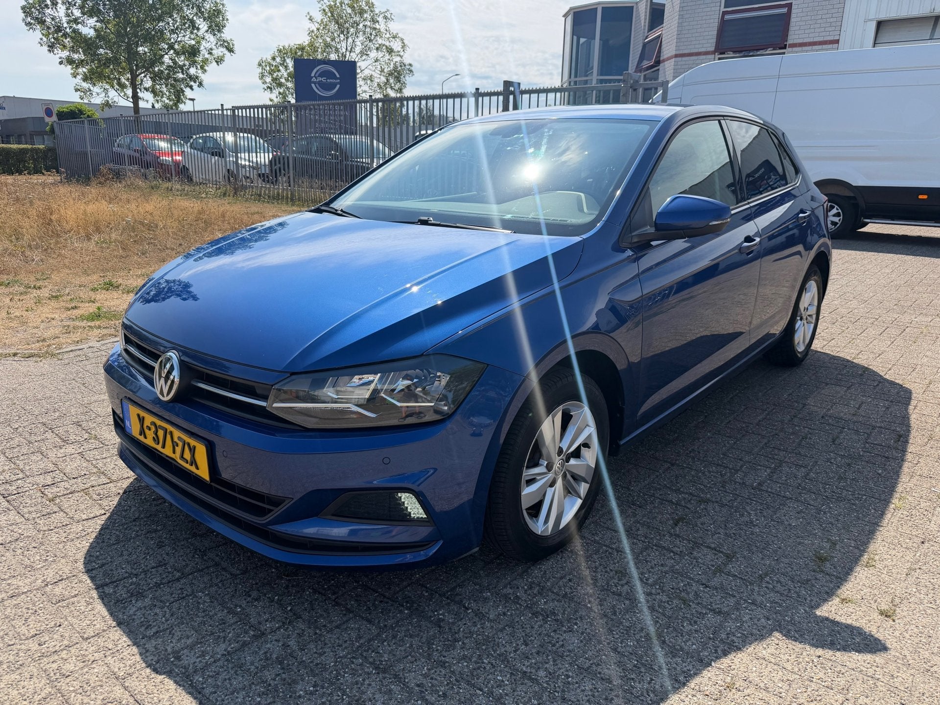 Volkswagen Polo 1.0 TSI Beats, Auto's, Gebruikt, Euro 6, Blauw, 49 €/maand