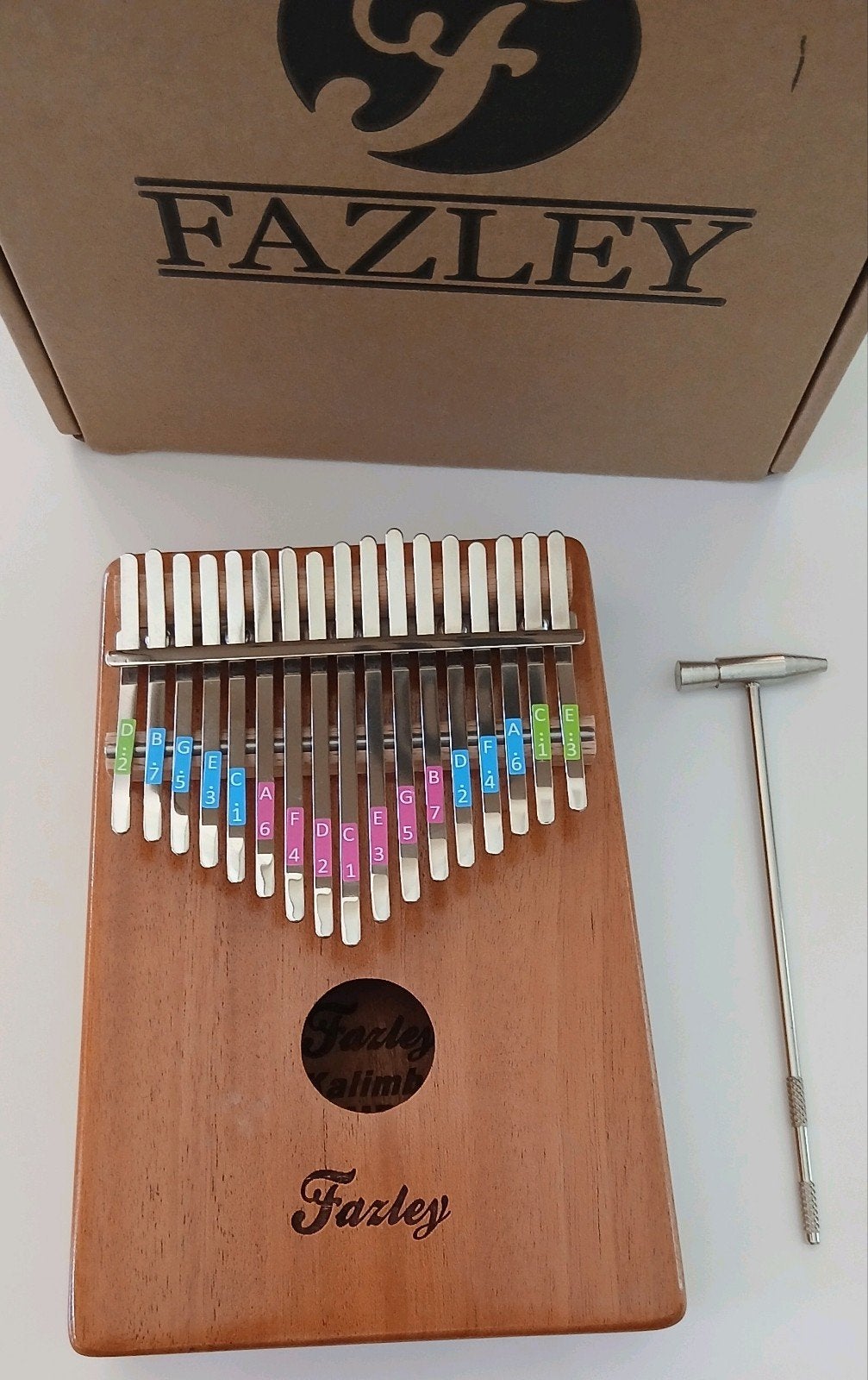 Fazley Kalimba 17 toetsen als nieuw, Ophalen of Verzenden, Zo goed als nieuw