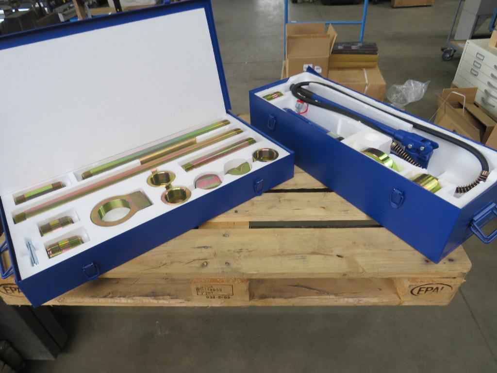Uitdeukset 20 ton hydraulisch schade herstelset in 2 koffers, Mammuth.com, Nieuw, Ophalen of Verzenden, Zandhaarweg
