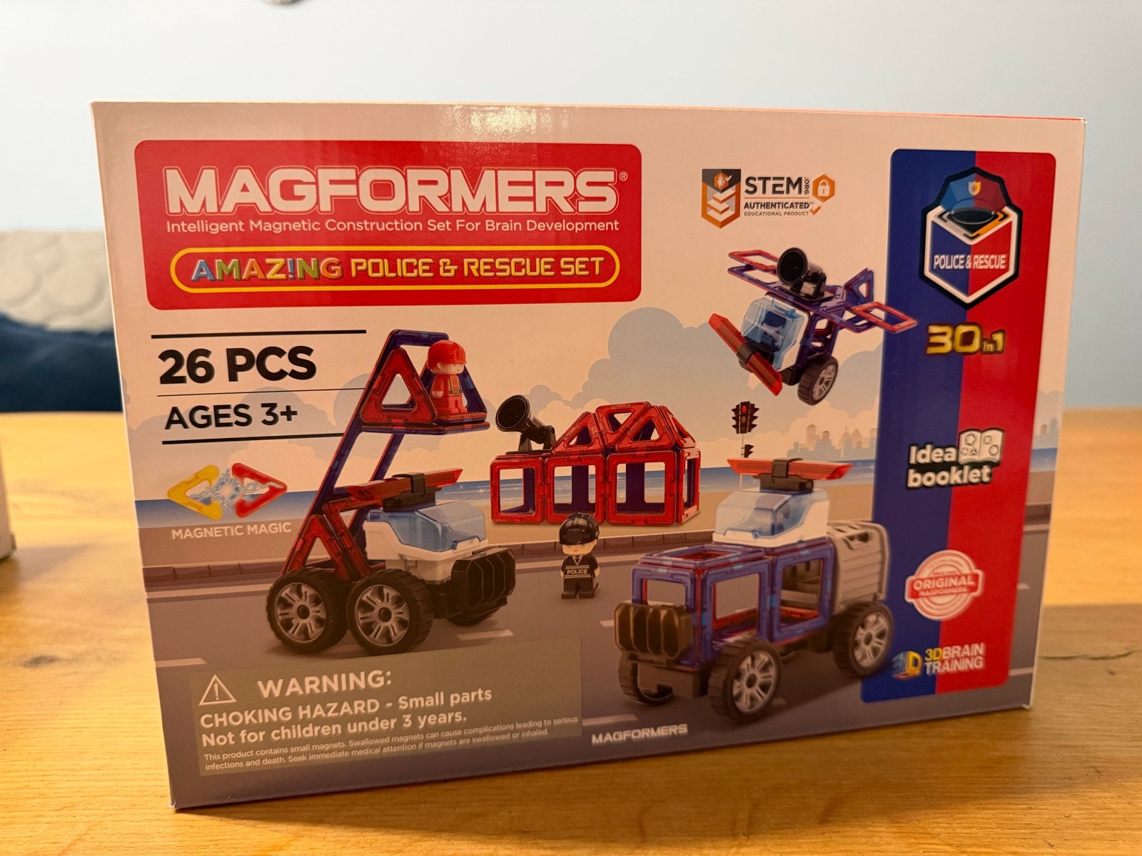 Magformers Police & Rescue Set - Nieuw in Doos, Kinderen en Baby's, Ophalen of Verzenden, Nieuw, Overige merken