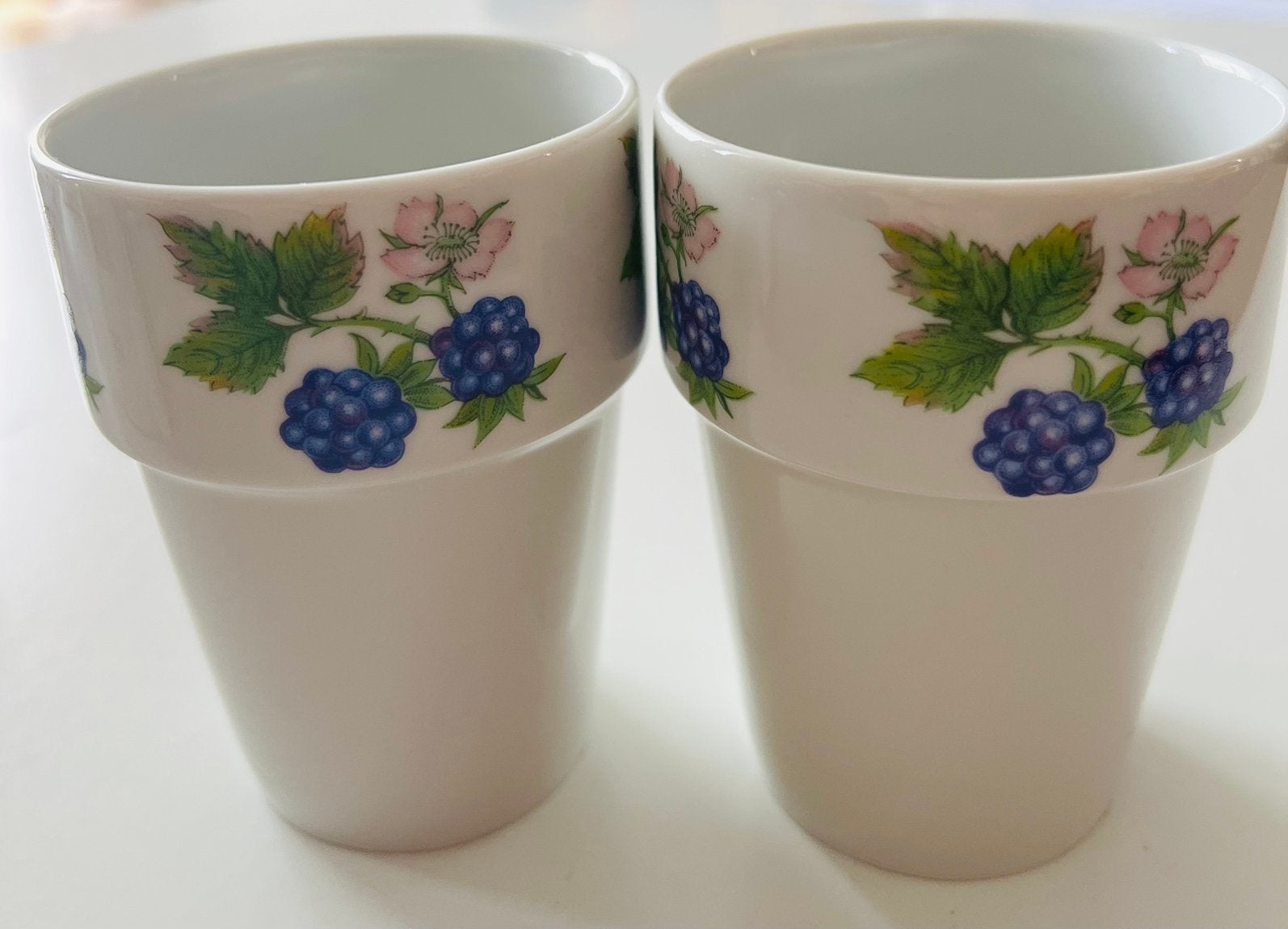 2 bekers Bohemia Original, Ophalen of Verzenden, Zo goed als nieuw, Overige stijlen, Kop(pen) en/of Schotel(s)