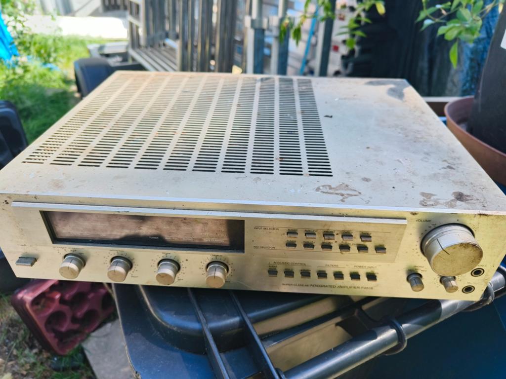 Vintage Versterker - Voor de handige liefhebber, Overige merken, Ophalen of Verzenden, 60 tot 120 watt, Niet werkend