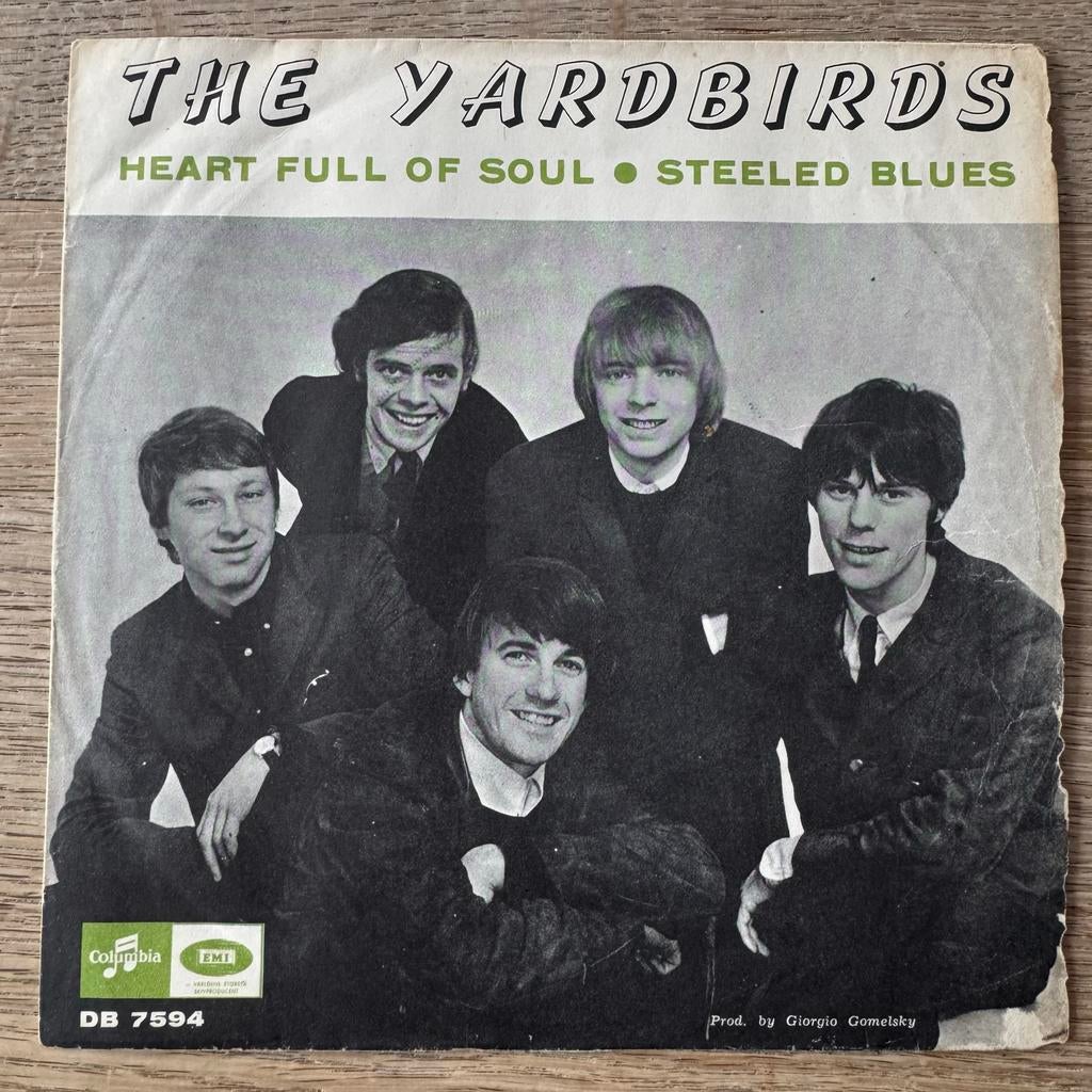 The Yardbirds - Heart Full Of Soul 7" vinyl single 1965, Cd's en Dvd's, Vinyl Singles, Fotohoes, Ophalen of Verzenden, Gebruikt