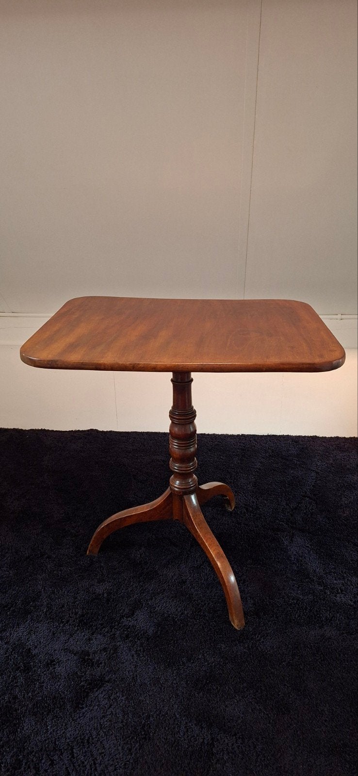 Antieke engelse mahoniehouten kanteltafel, Ophalen