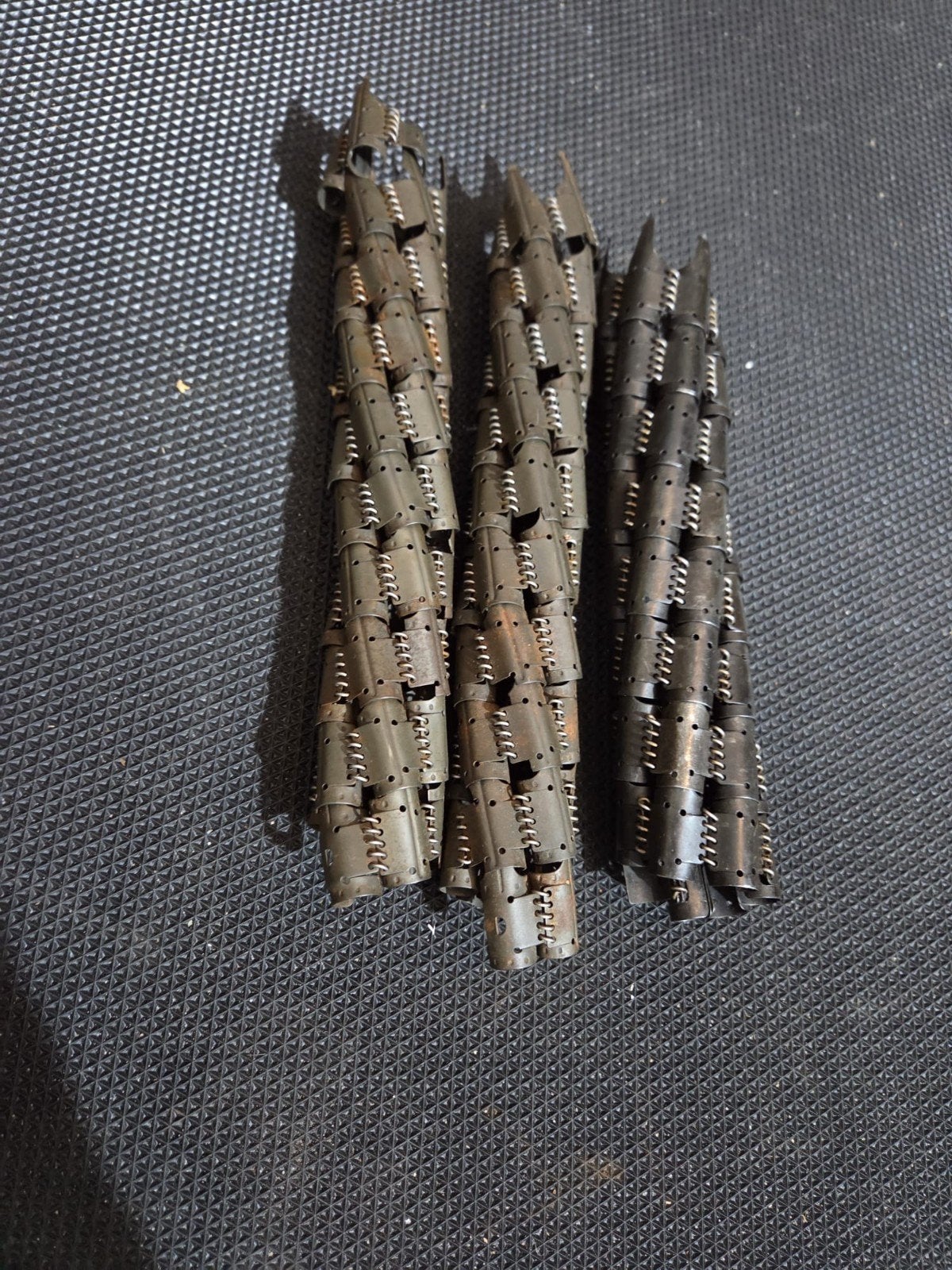 WW2 Duitse MG43 en MG38 Munitiebanden (3 stuks), Ophalen of Verzenden, Landmacht, Duitsland, Overige typen