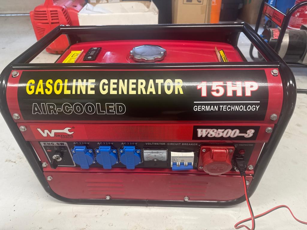 Noodgenerator benzine, werking onbekend., Ophalen, Gebruikt, 5 tot 10 kVA, Benzine