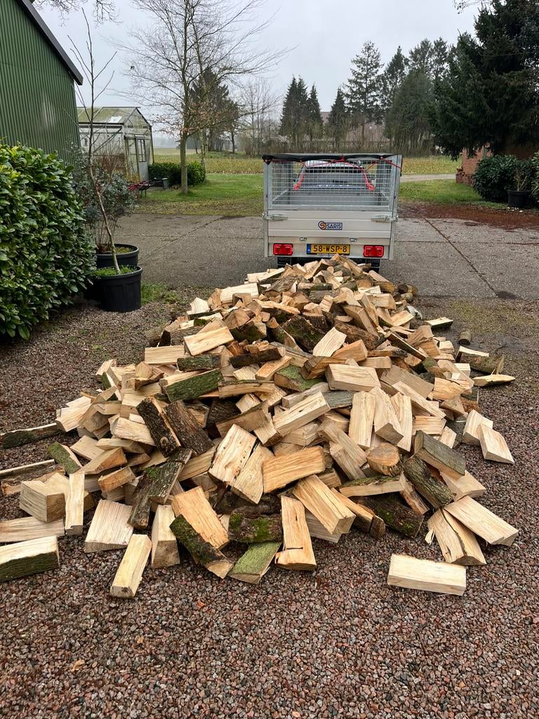 Gekloofd brandhout, 3 tot 6 m³, Ophalen, Overige houtsoorten, Blokken
