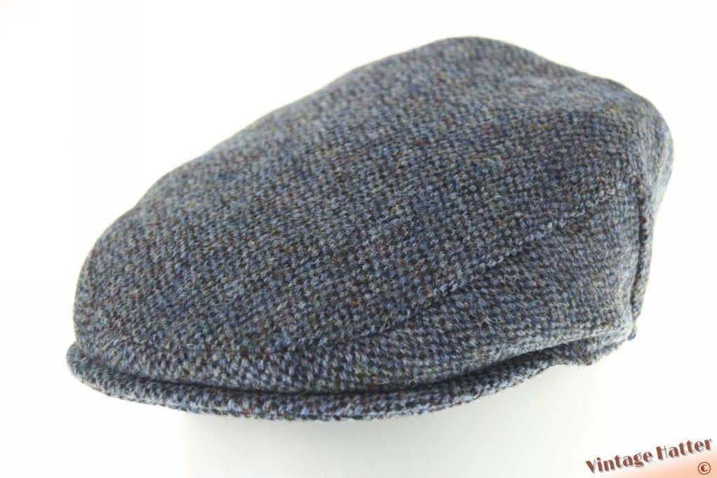 Platte pet Hawkins Harris Tweed blauw scheerwol 59 nieuw, Hawkins Harris Tweed, Nieuw, Ophalen of Verzenden, Pet