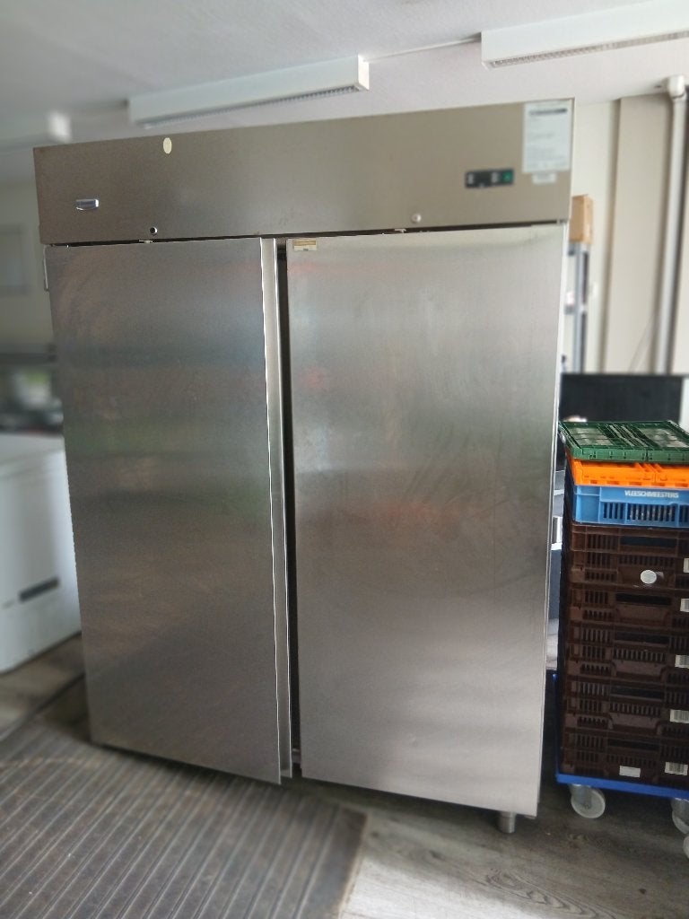 Professionele RVS Horeca Koelkast 1200 liter – Dubbeldeurs, Ophalen, 200 liter of meer, 60 cm of meer, 160 cm of meer