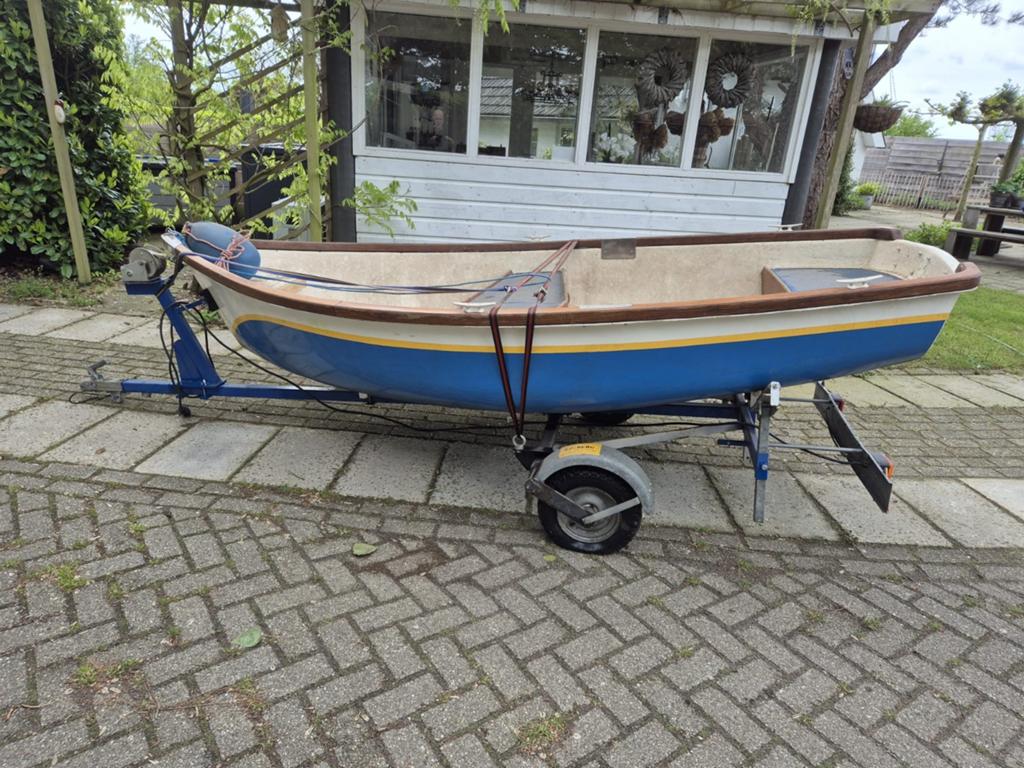 Polyester boot met trailer, 3.15 meter, Ophalen, Gebruikt, Overige typen