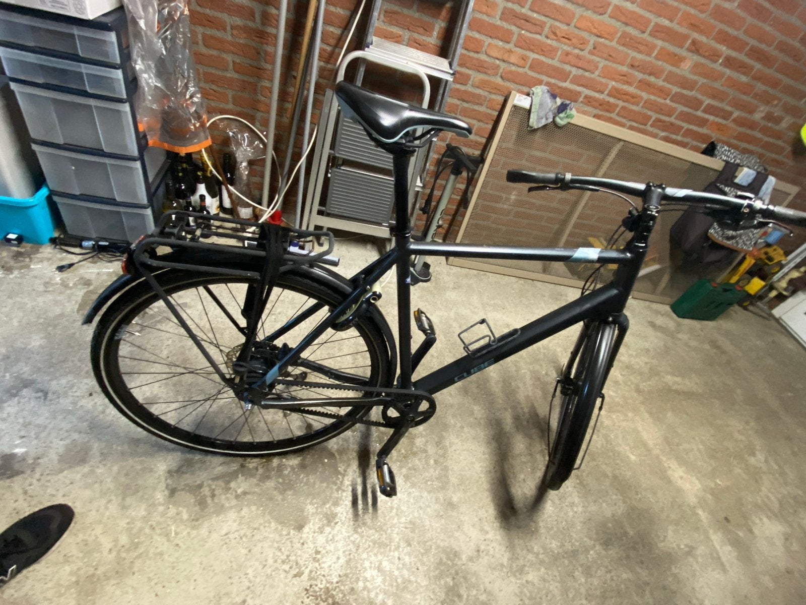 Cube fiets met 9 naafversnellingen en schijfremmen, Fietsen en Brommers, Fietsen | Heren | Herenfietsen, Gebruikt, Versnellingen