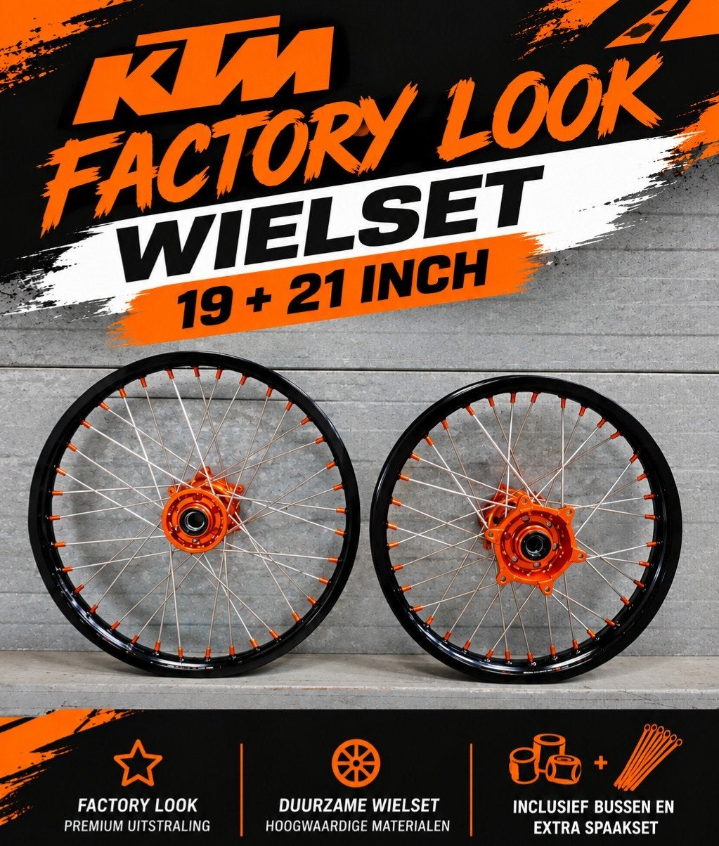 KTM SX SX-F EXC Factory look wielen 19+21 inch, Motoren, Ophalen of Verzenden, Nieuw