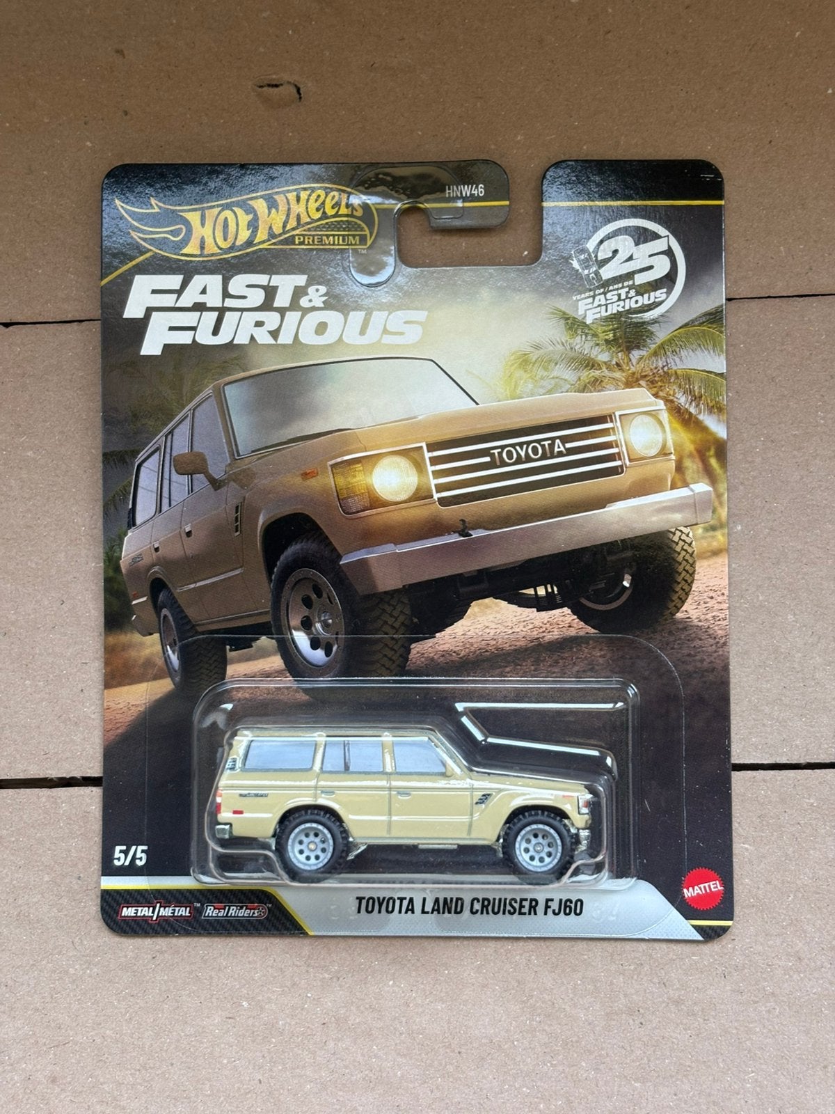 Hot Wheels Premium Toyota Land Cruiser FJ60, Ophalen of Verzenden, Zo goed als nieuw, Auto