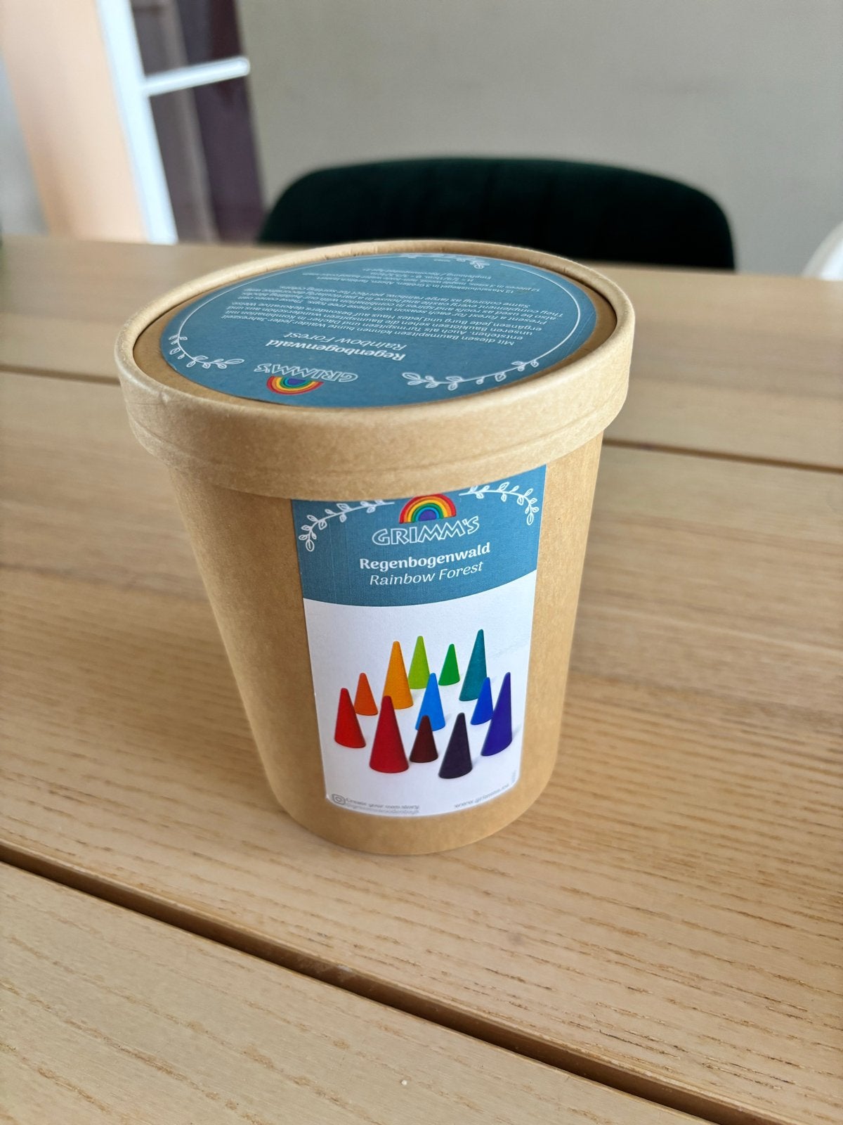 Grimm's Regenboog bos, Kinderen en Baby's, Speelgoed | Houten speelgoed, Ophalen, Zo goed als nieuw, Overige typen