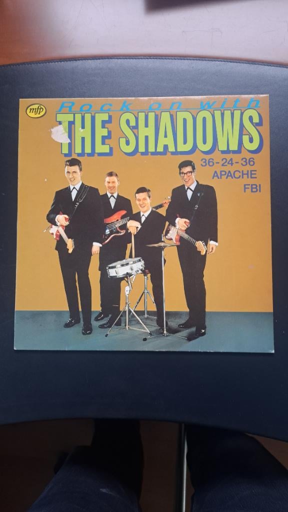 LP The Shadows -Rock on with The Shadows, Ophalen, Gebruikt, Overige formaten
