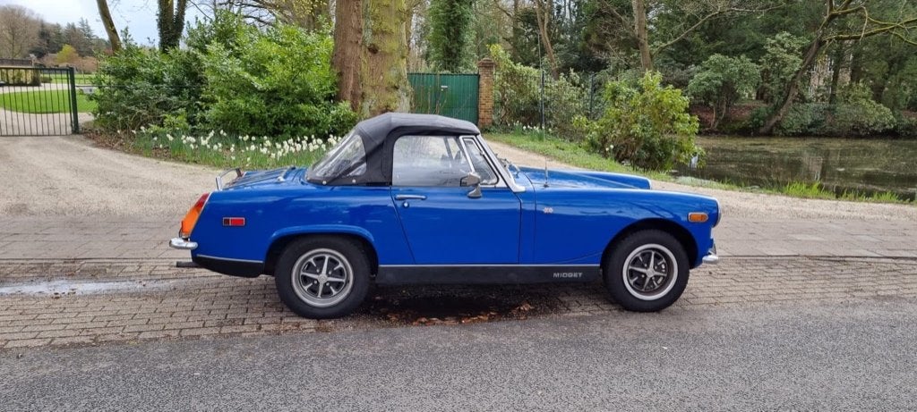MG Midget 1.5 1976 Blauw, foto 6