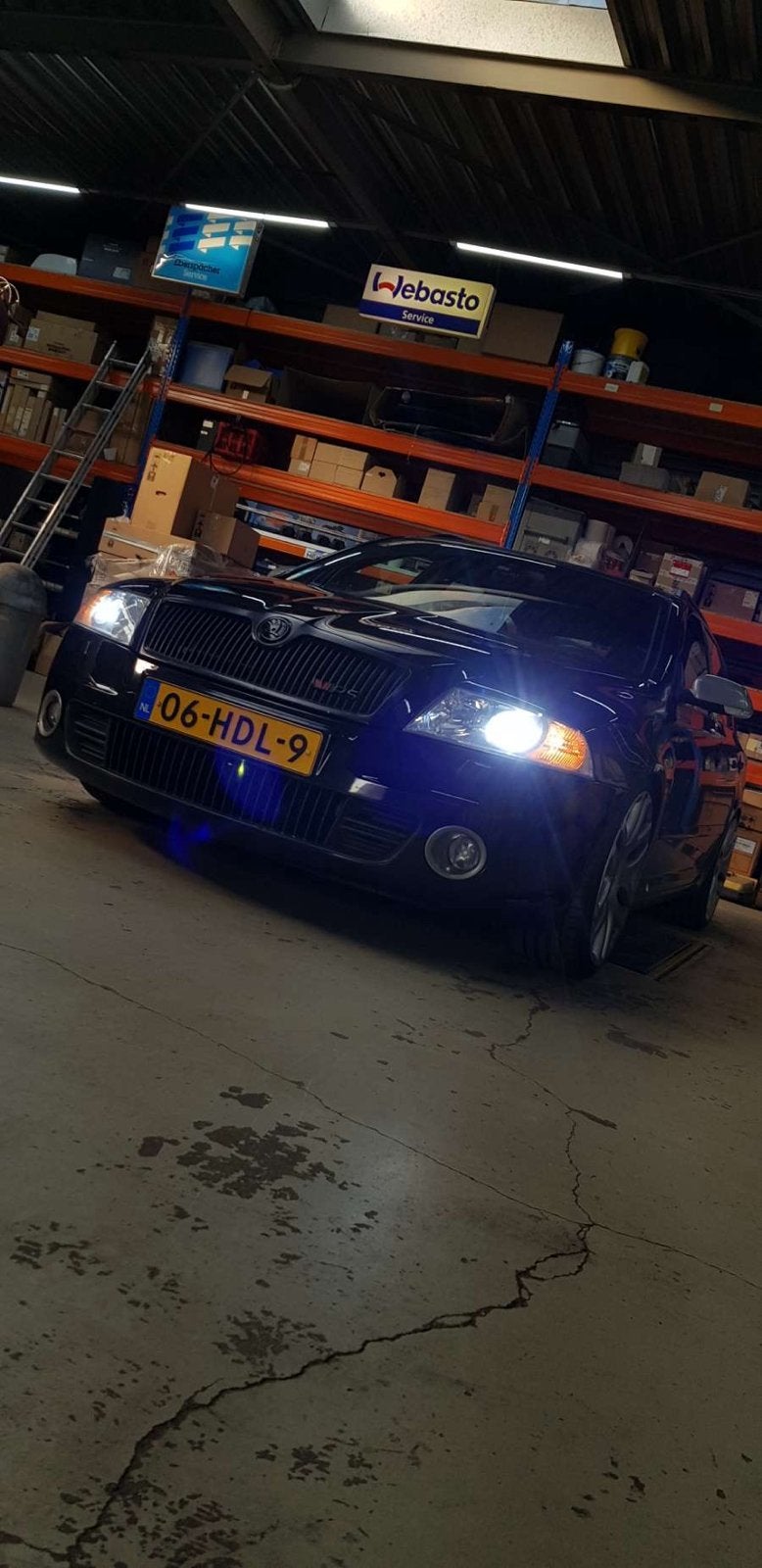 Originele Skoda Octavia vRS xenon koplampen, Ophalen, Gebruikt, Skoda