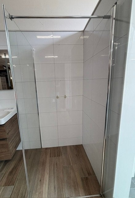 Douchedeur met zijwand van veiligheidsglas 90x90x195, Ophalen, Zo goed als nieuw, Glas, Douche