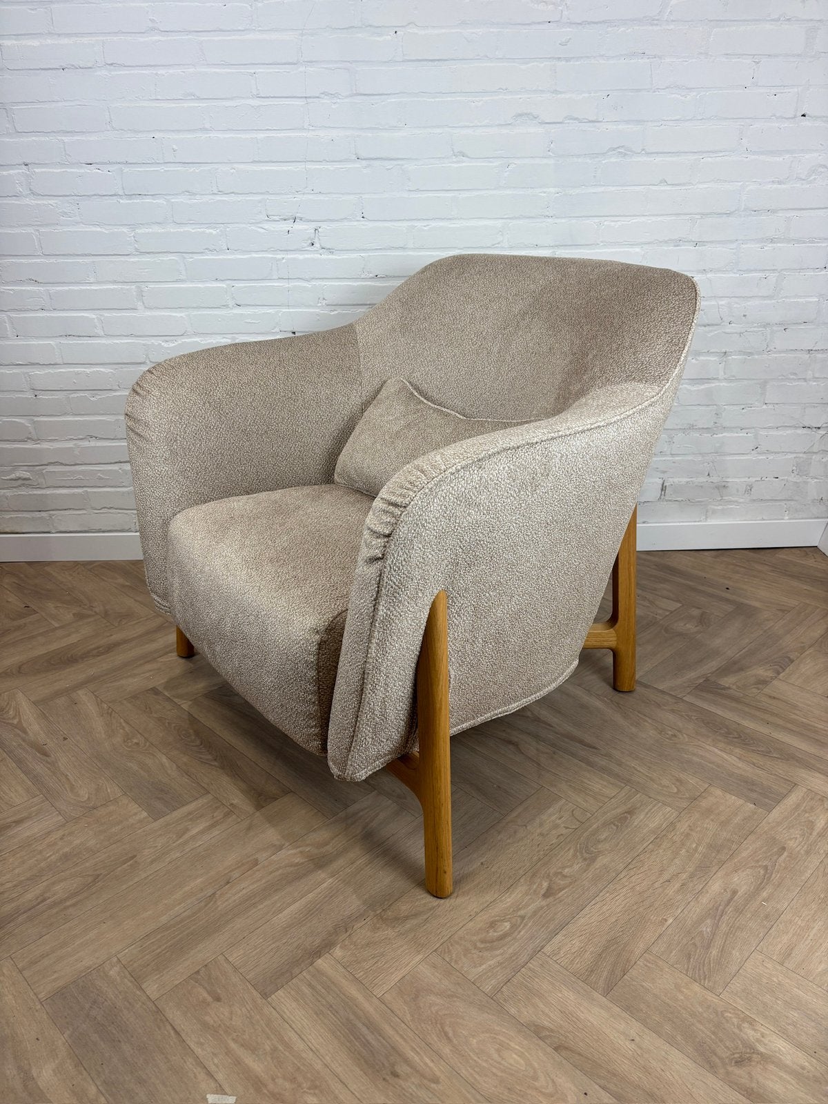 DePadova Pilotis Fauteuil *nieuwe stof*, Modern design, 75 tot 100 cm, Ophalen of Verzenden, Zo goed als nieuw