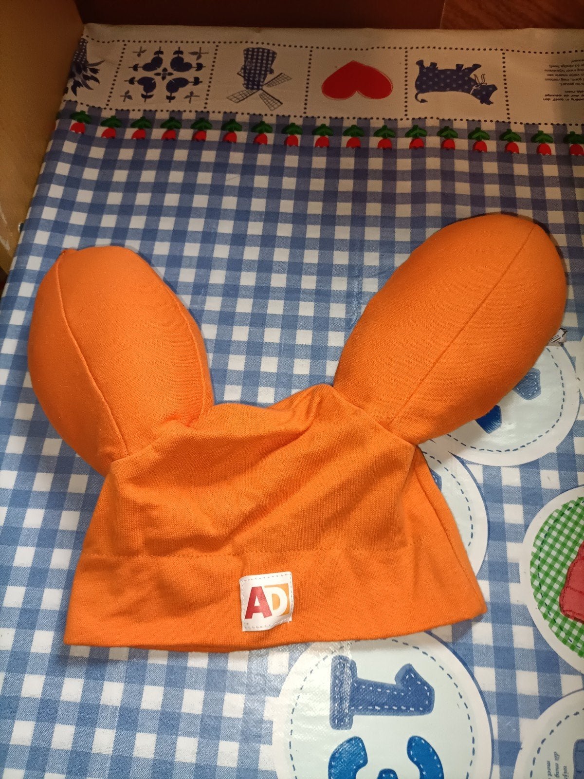 Oranje kabouter Plop voetbal muts, Ophalen of Verzenden, Zo goed als nieuw, Overige typen