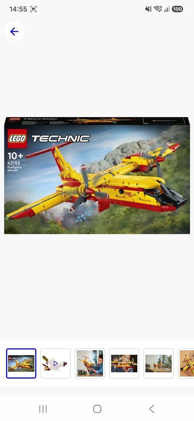 Lego technic 42152 nieuw geseald, Ophalen of Verzenden, Nieuw, Groter dan 1:72, Overige merken