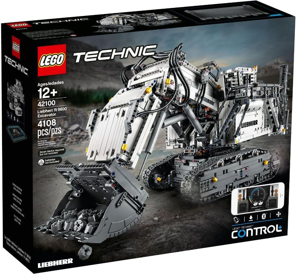 42100 - Technic: Liebherr R 9800, Hello@support.lego.com, Lego, Nieuw, Ophalen of Verzenden