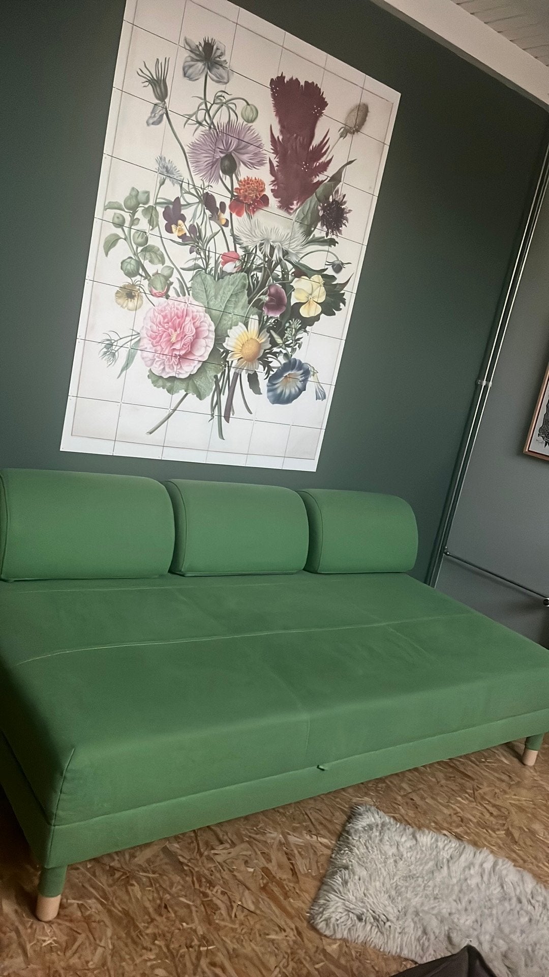 Slaapbank. Ikea, Ophalen, Zo goed als nieuw, Twijfelaar, 120 cm