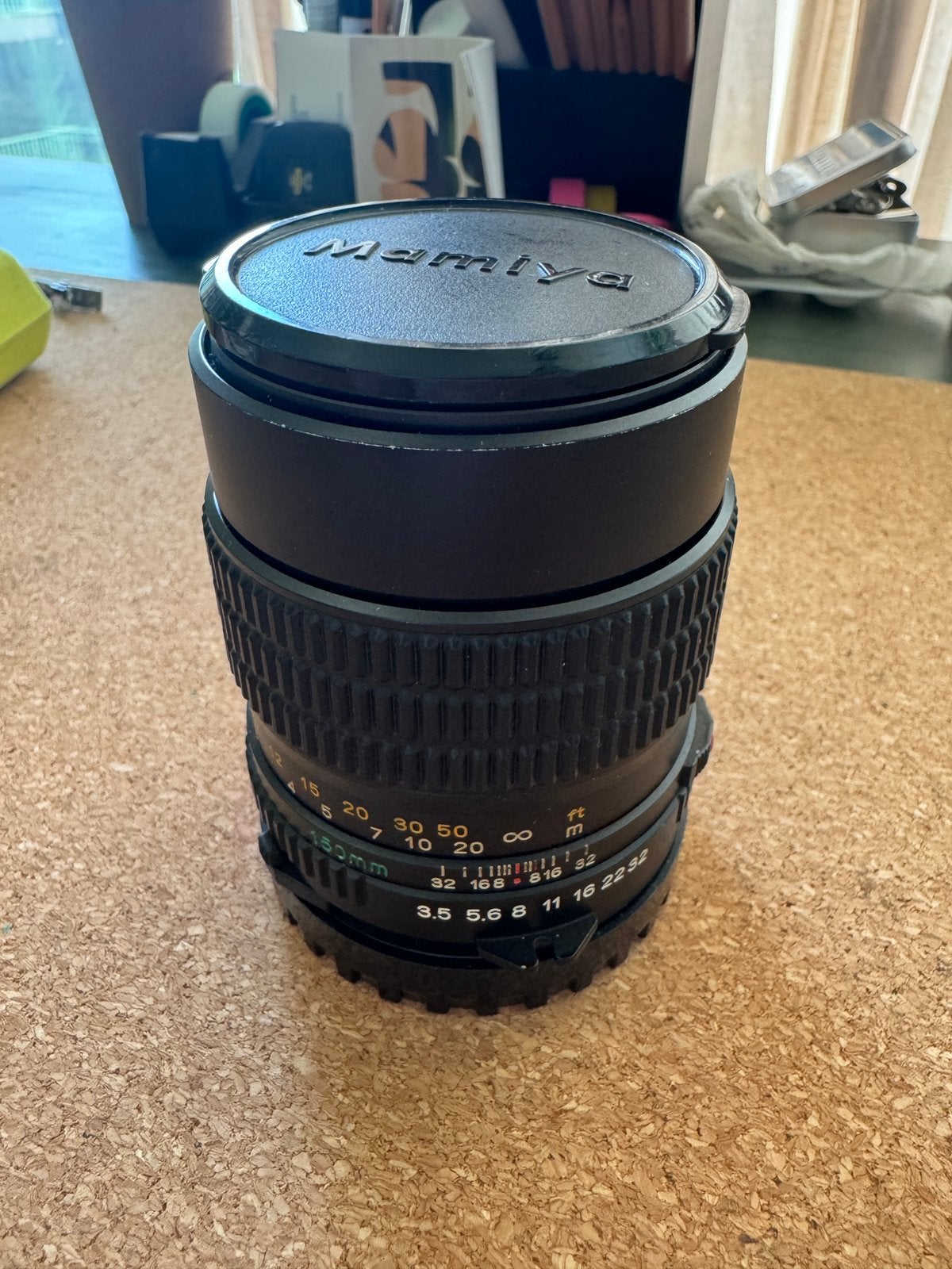 Mamiya 645 N 150mm f3.5, Ophalen of Verzenden, Zo goed als nieuw, Telelens
