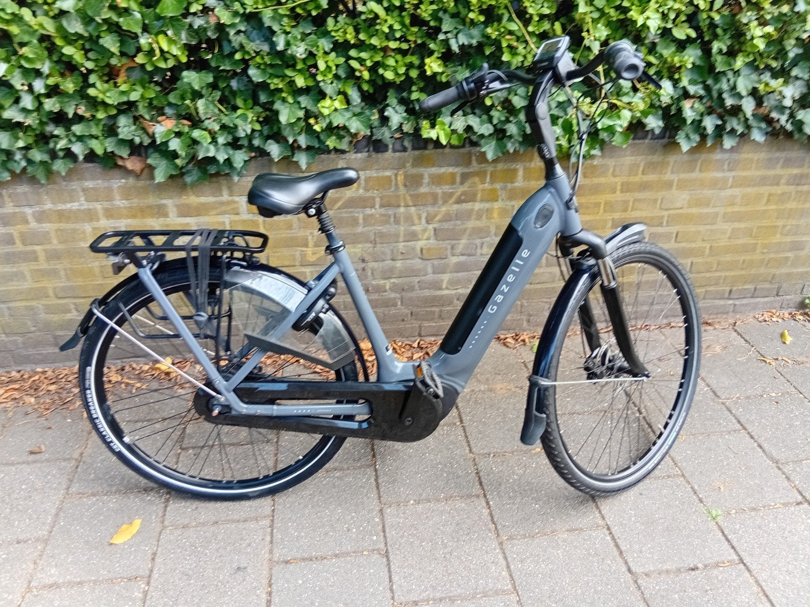 Gazelle Grenoble E-bike Grijs met Bosch middenmotor, Fietsen en Brommers, Ophalen, Zo goed als nieuw, Gazelle
