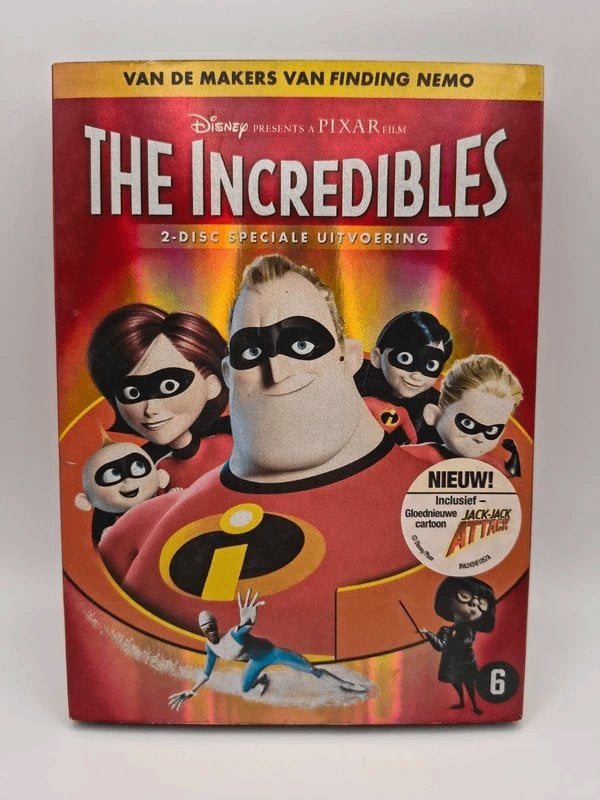 DVD The Incredibles, Nederlands, Animatie, Amerikaans, Nederlands
