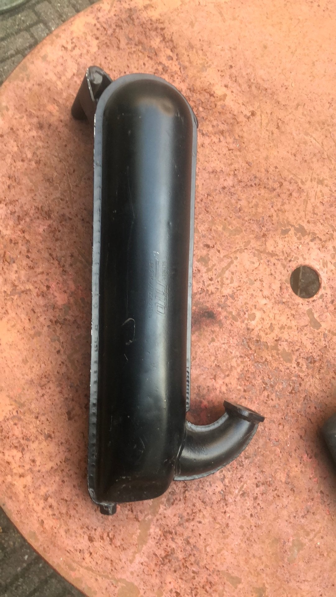 Vespa smallframe banana banaan uitlaat, Fietsen en Brommers, Ophalen of Verzenden, Gebruikt, Uitlaat, Overige merken
