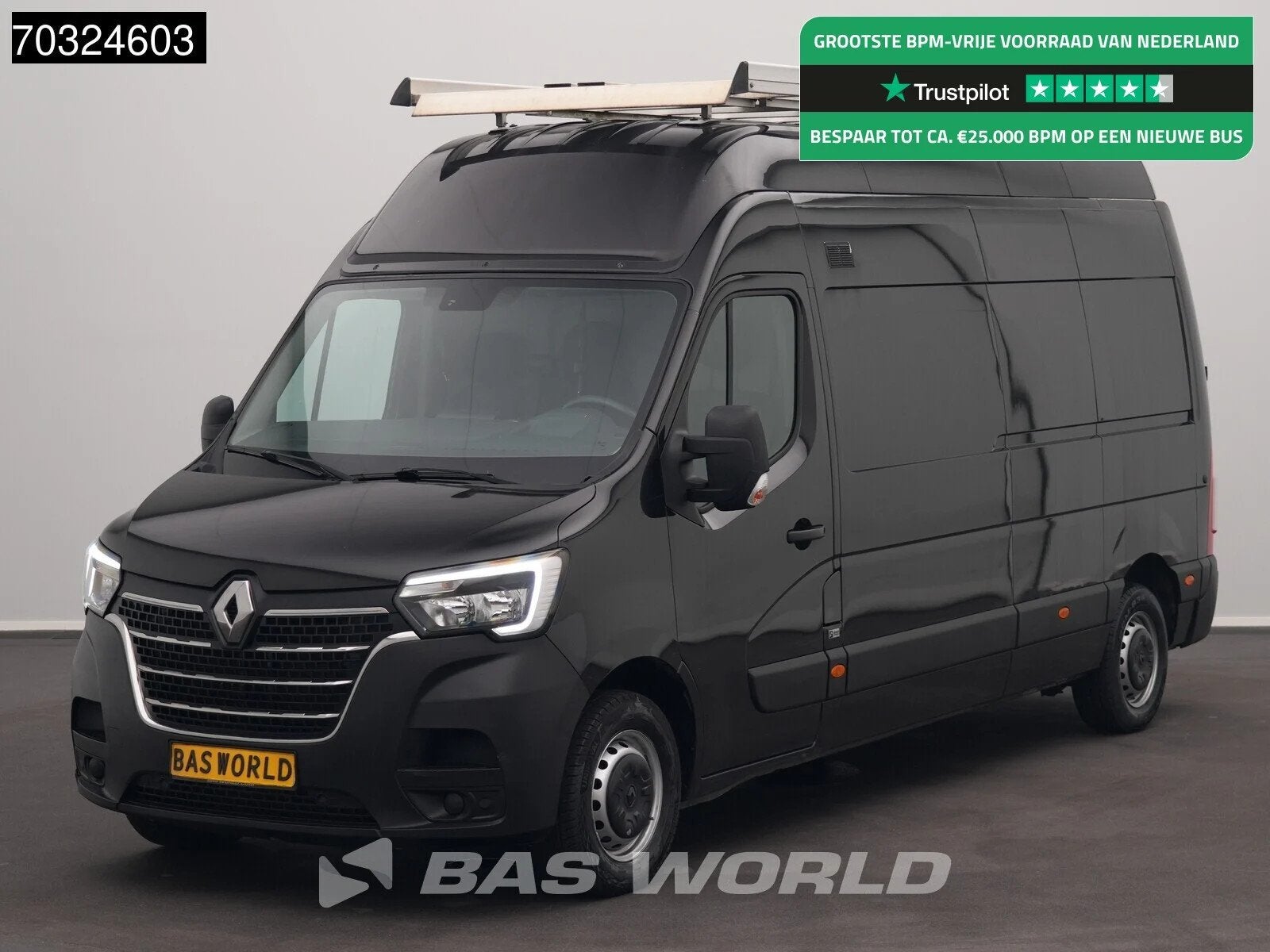 Renault Master 150PK Hoog Dak L3H3 LED Airco Cruise Parkeers, Auto's, Stof, Gebruikt, Euro 6, 4 cilinders