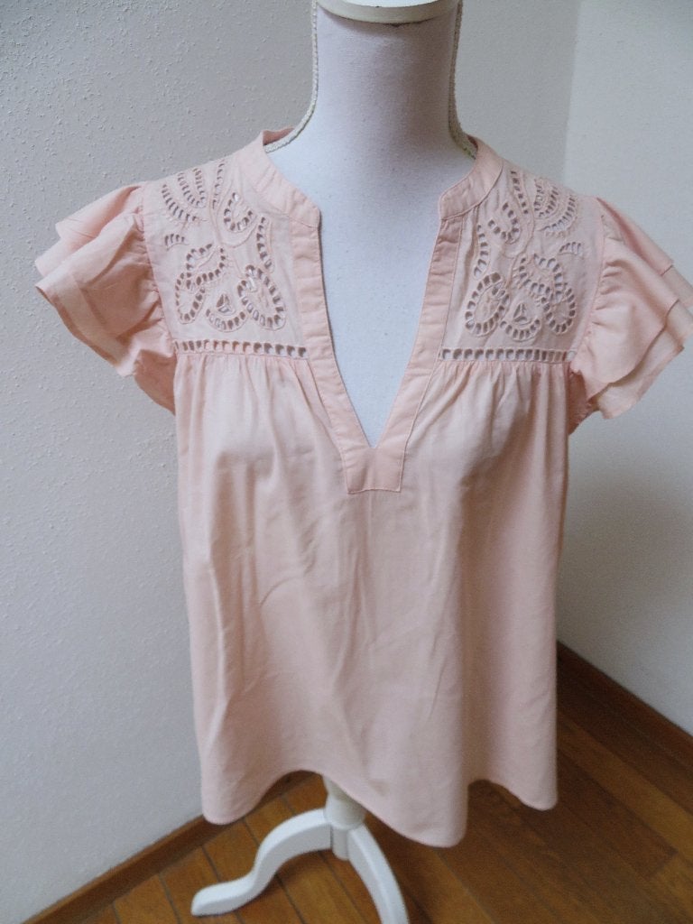 B41 H&M aparte nieuwe blouse roze M 38/40, Kleding | Dames, Maat 38/40 (M), H&M, Nieuw, Ophalen of Verzenden
