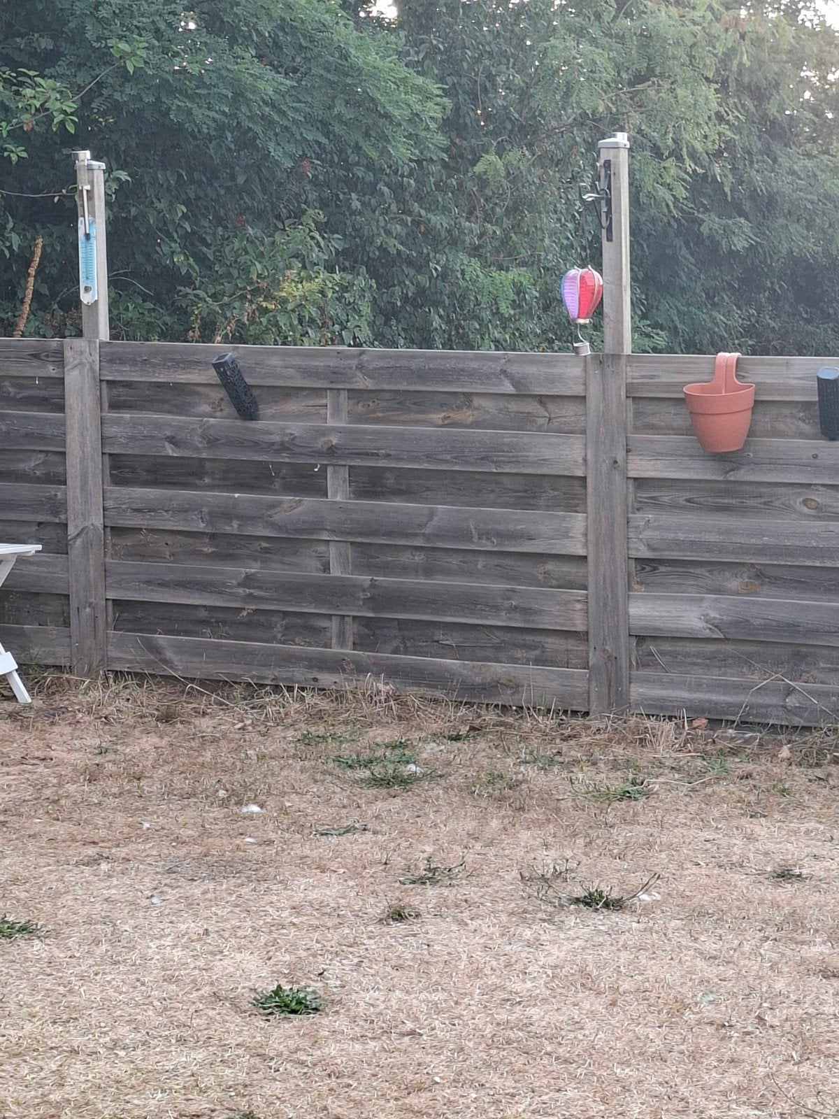Gratis schuttingen / hout, Tuin en Terras, Schuttingen, Ophalen, Minder dan 3 meter, Hout, 1 tot 2 meter