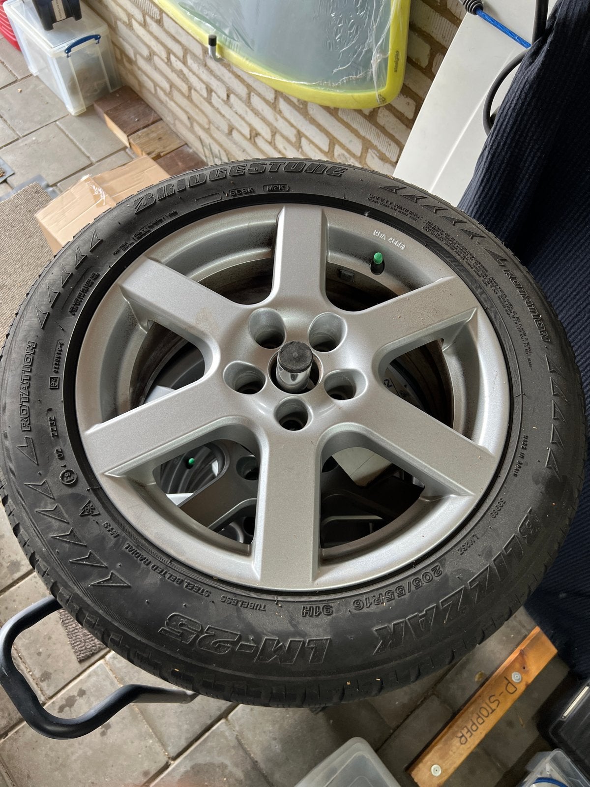 Aluminium velgen voor winterbanden Toyota T25 Avensis, Auto diversen, Ophalen, Gebruikt