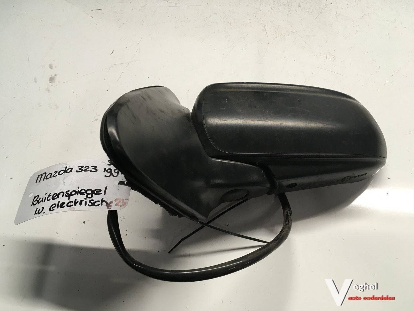 Mazda 323 3drs 1997 Buitenspiegel elektr Linksvoor, Auto-onderdelen, Spiegels, Gebruikt, -, -, Ophalen of Verzenden