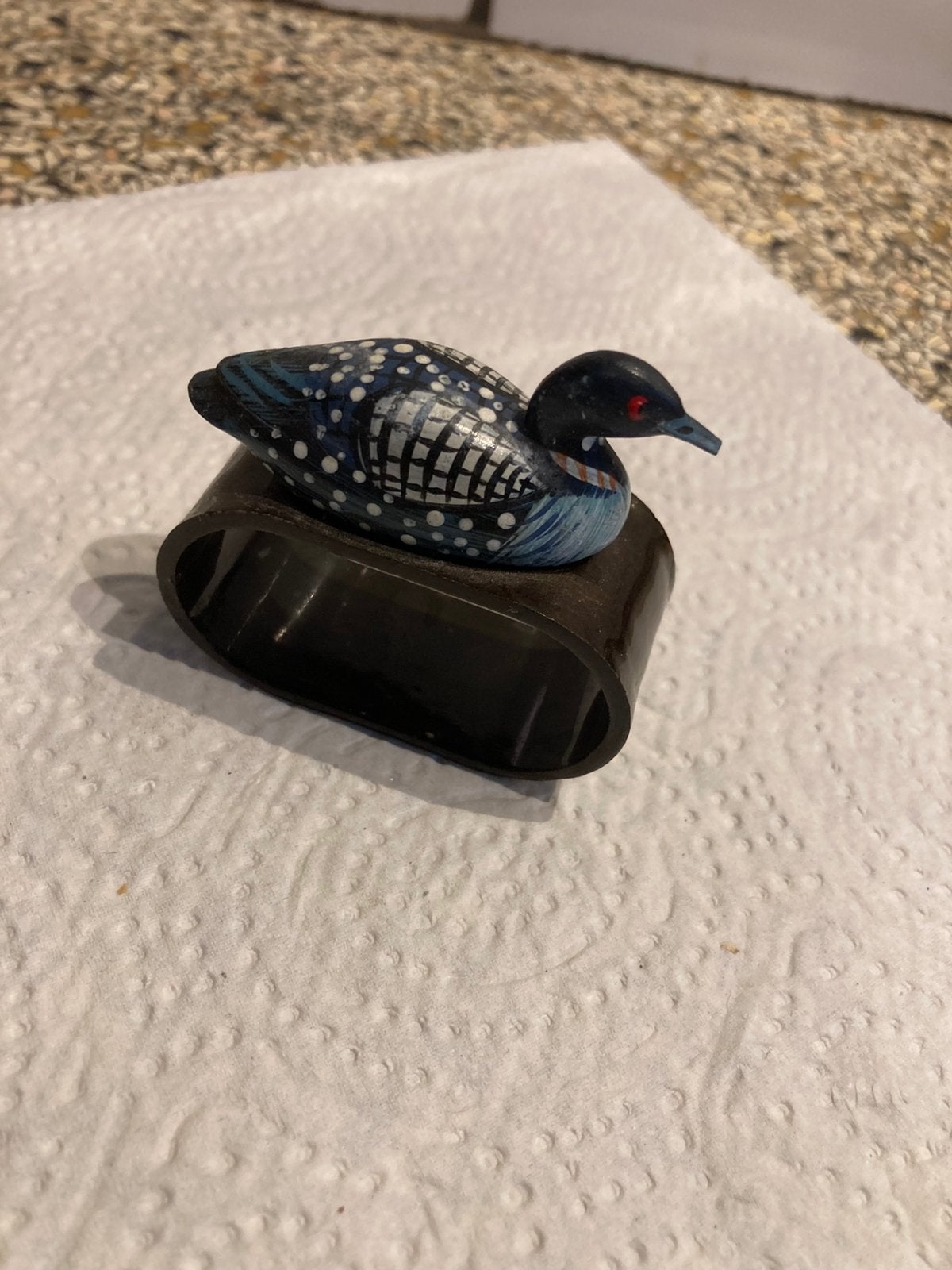 Servetring eend, Antiek en Kunst, Ophalen of Verzenden