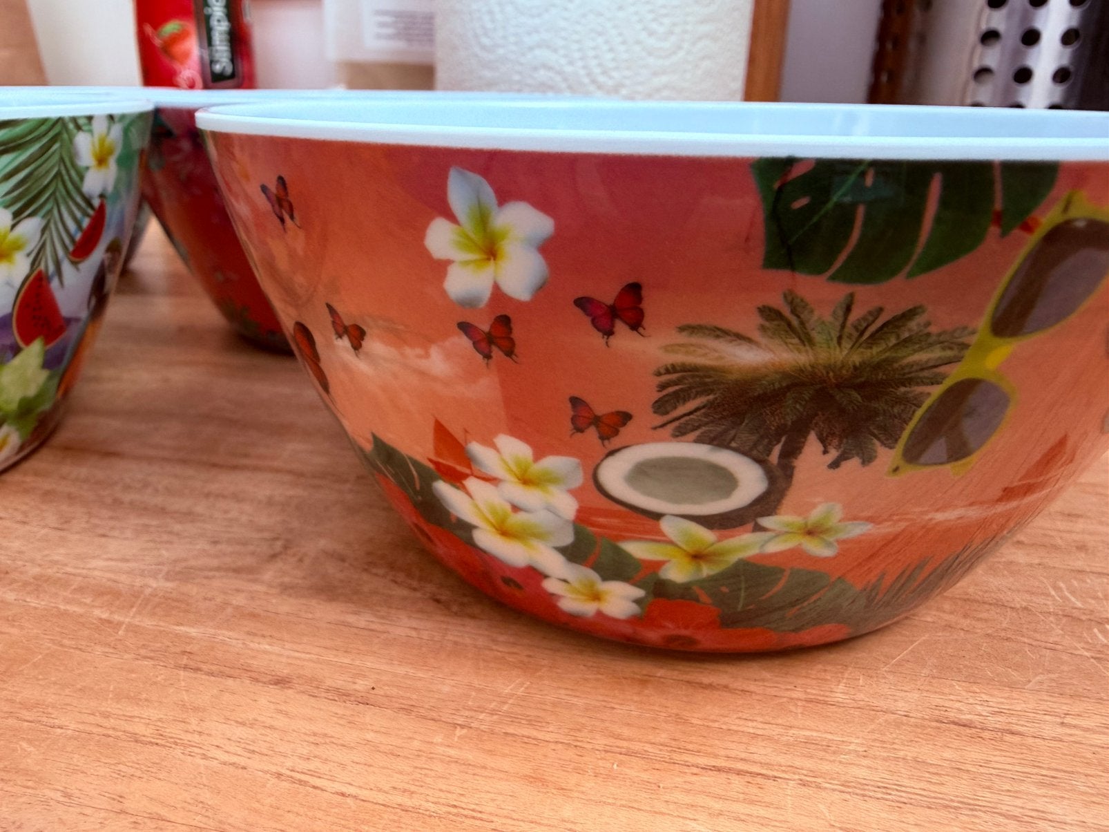 6 kunstof kommen Excellent Houseware, Kunststof, Overige merken, Ophalen of Verzenden, Zo goed als nieuw