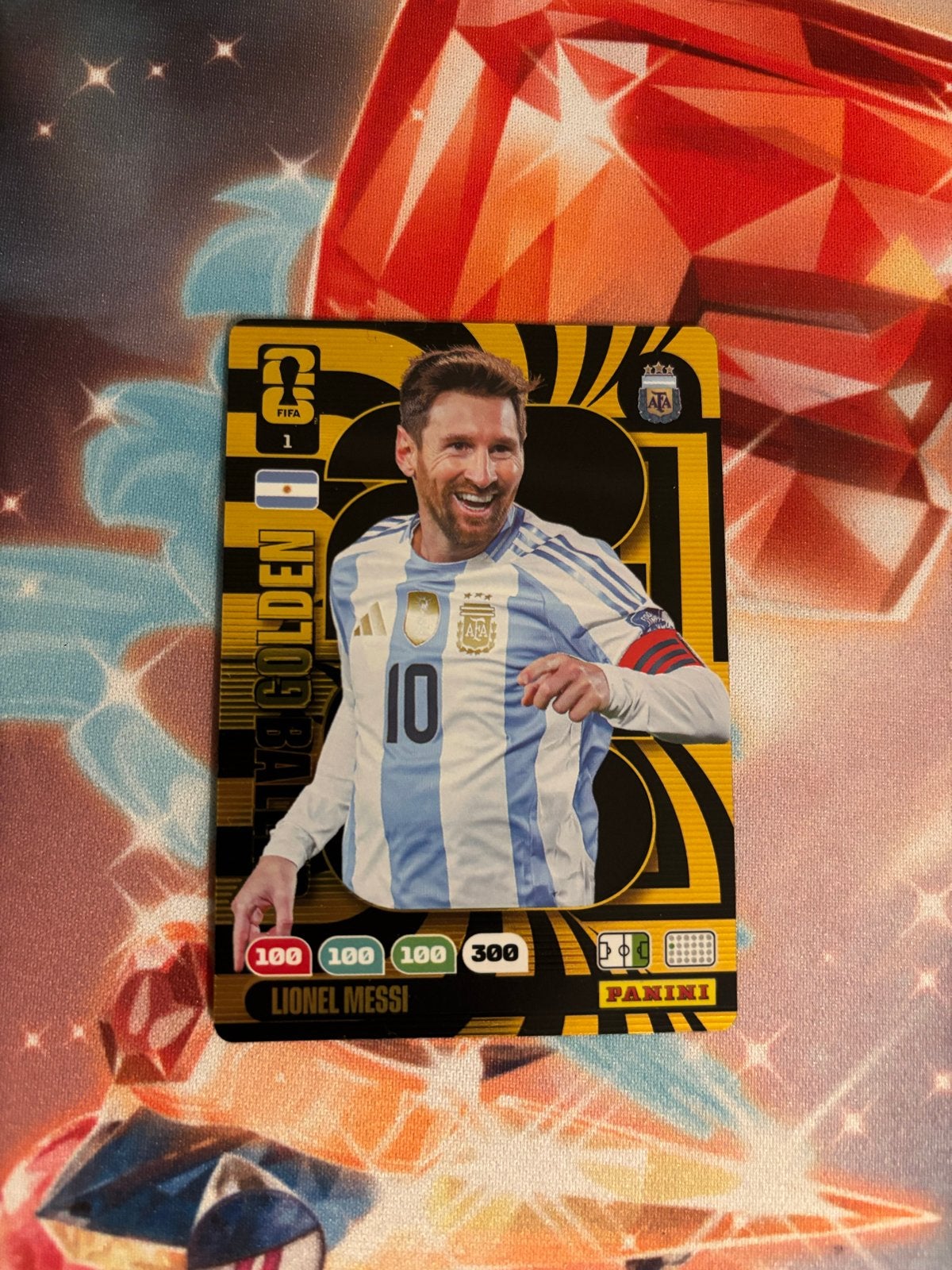 Panini Adrenalyn FIFA WC 2026 Golden Ball Messi, Verzamelen, Buitenlandse clubs, Spelerskaart, Ophalen of Verzenden, Zo goed als nieuw