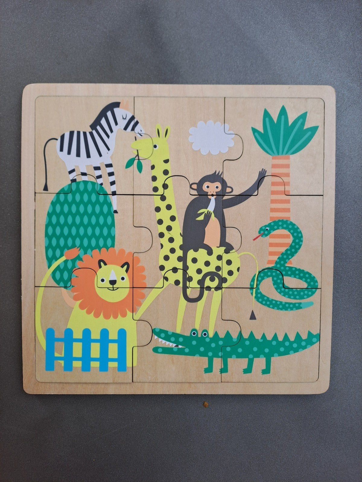 Houten Dierenpuzzel voor Peuters - HEMA, 2 tot 4 jaar, Gebruikt, Ophalen of Verzenden, Van hout