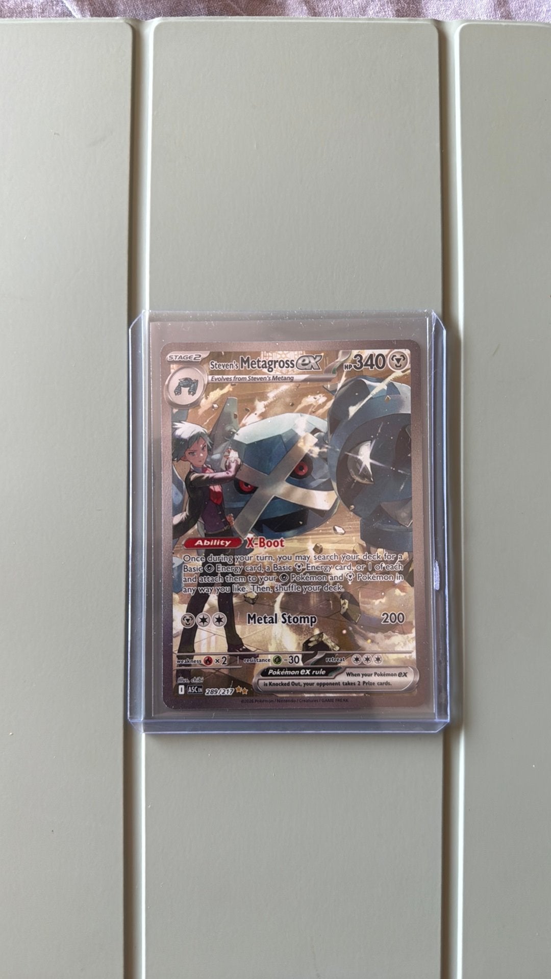 Steven's Metagross ex (ASC 289), Ophalen of Verzenden, Nieuw