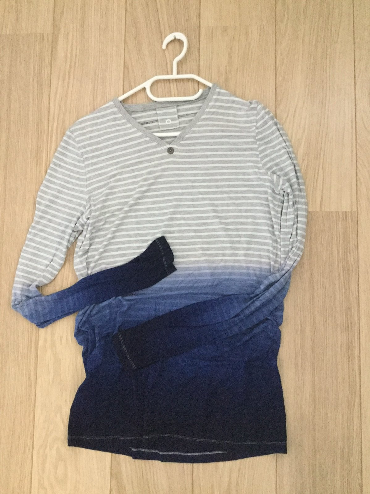 Hans Ubbink shirt lange mouwen, Ophalen of Verzenden, Zo goed als nieuw, Maat 48/50 (M), Blauw