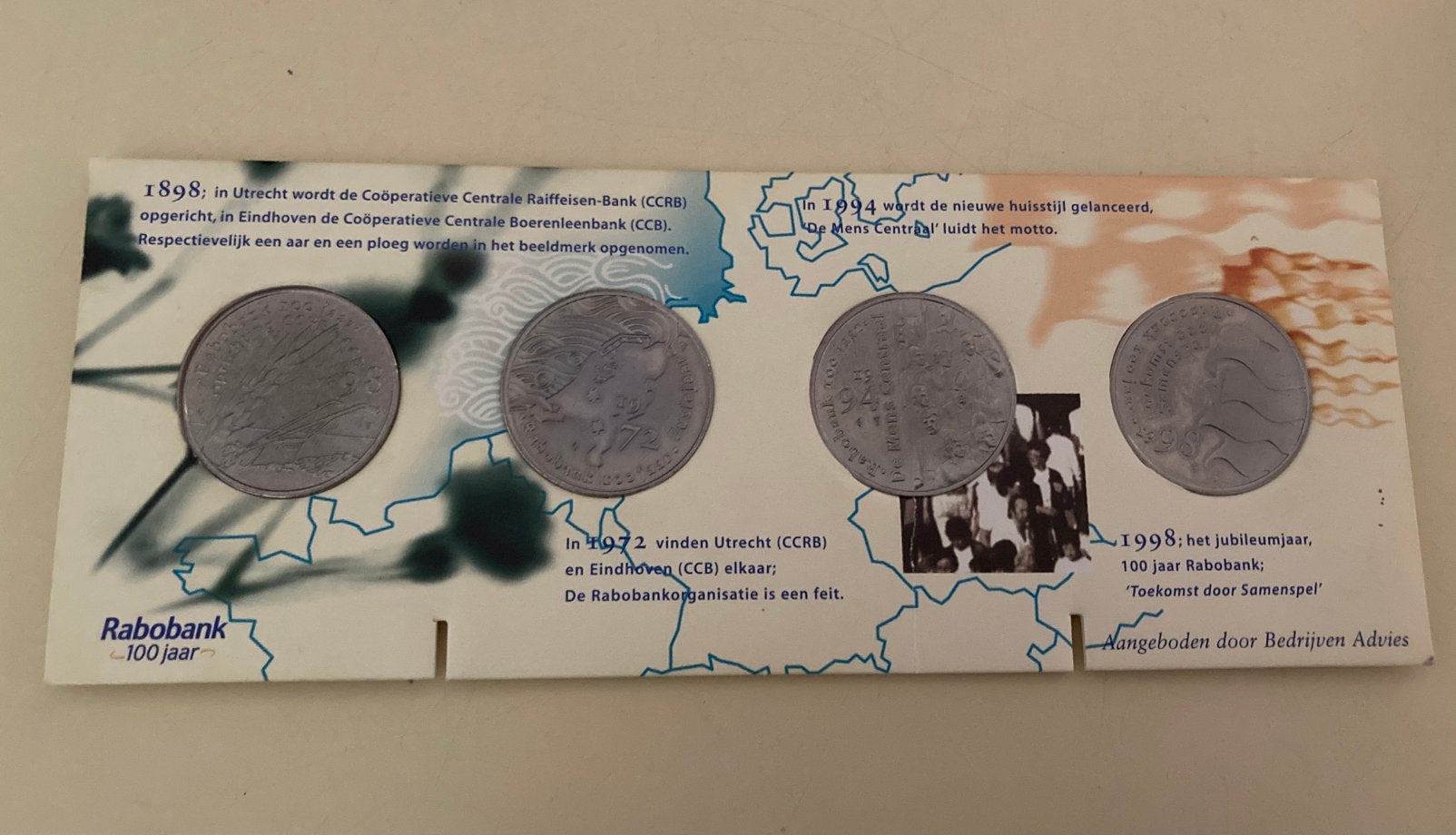 Rabobank Munten set 100 jaar vorstinnen, Ophalen of Verzenden, Koningin Wilhelmina, Overige waardes, Setje