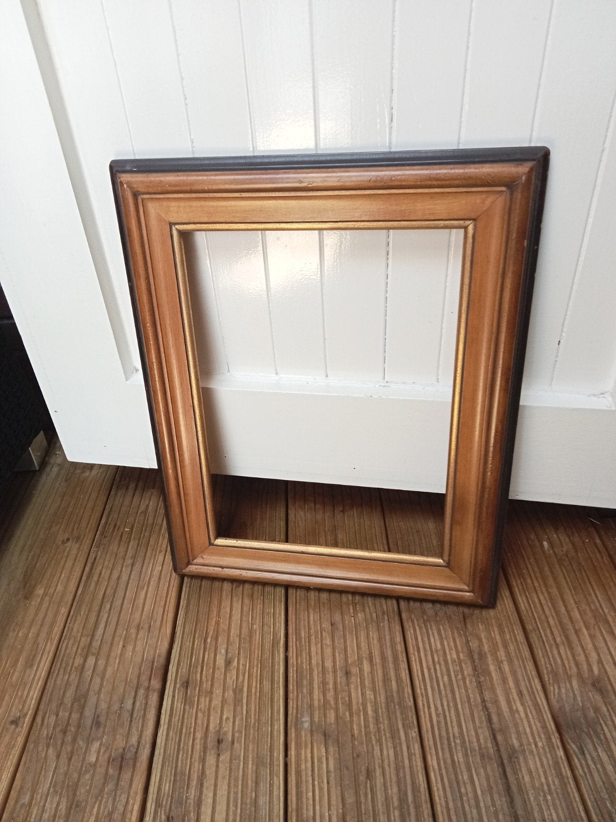 Schilderijlijst, buitenmaat: 52 x 42 cm, kleur: bruin/goud, Bruin, Gebruikt, 52 cm, Fotolijst