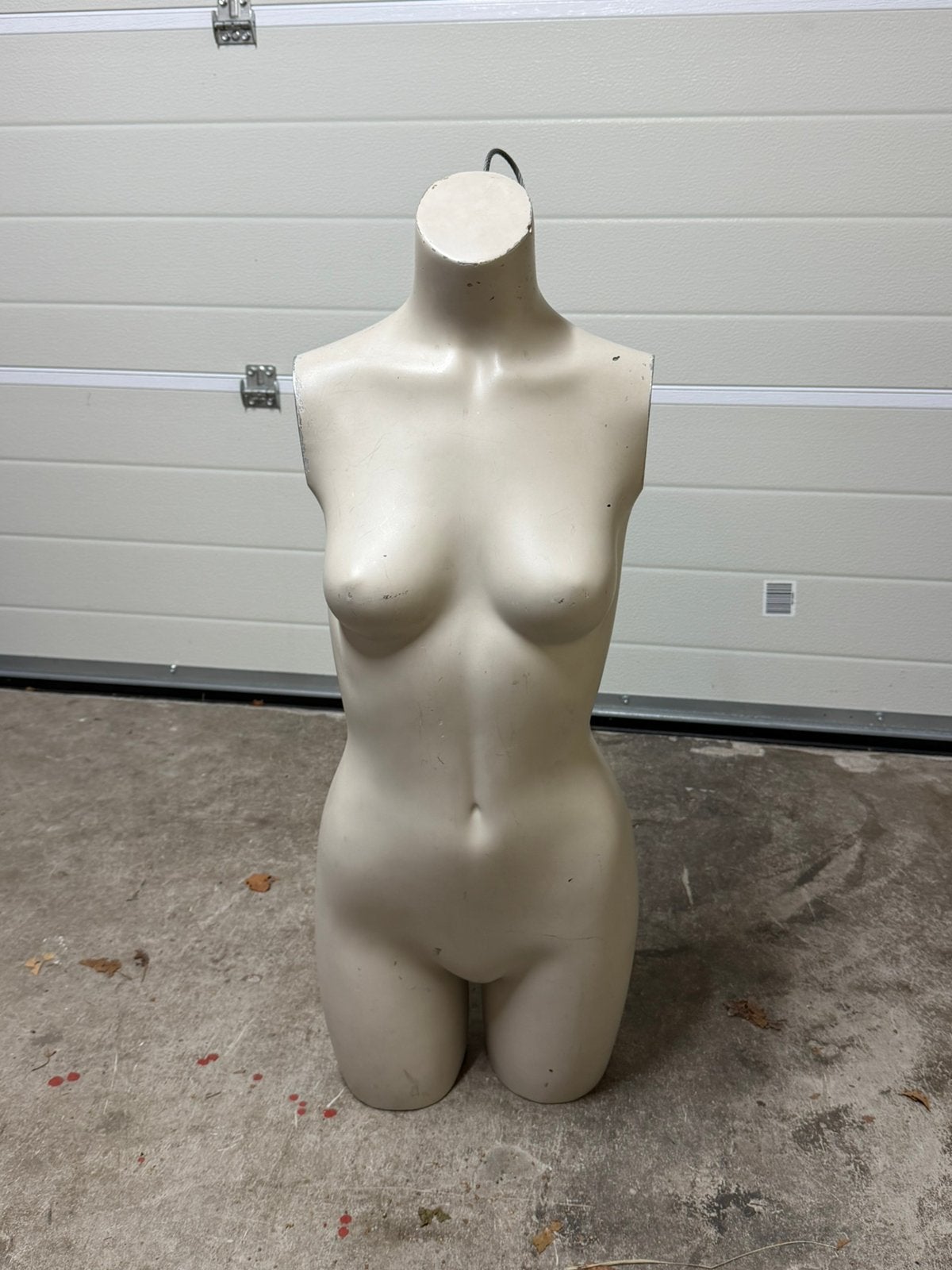 Mannequin / torso vrouw etalagepop / paspop van glasvezel, Ophalen, Gebruikt, Paspop