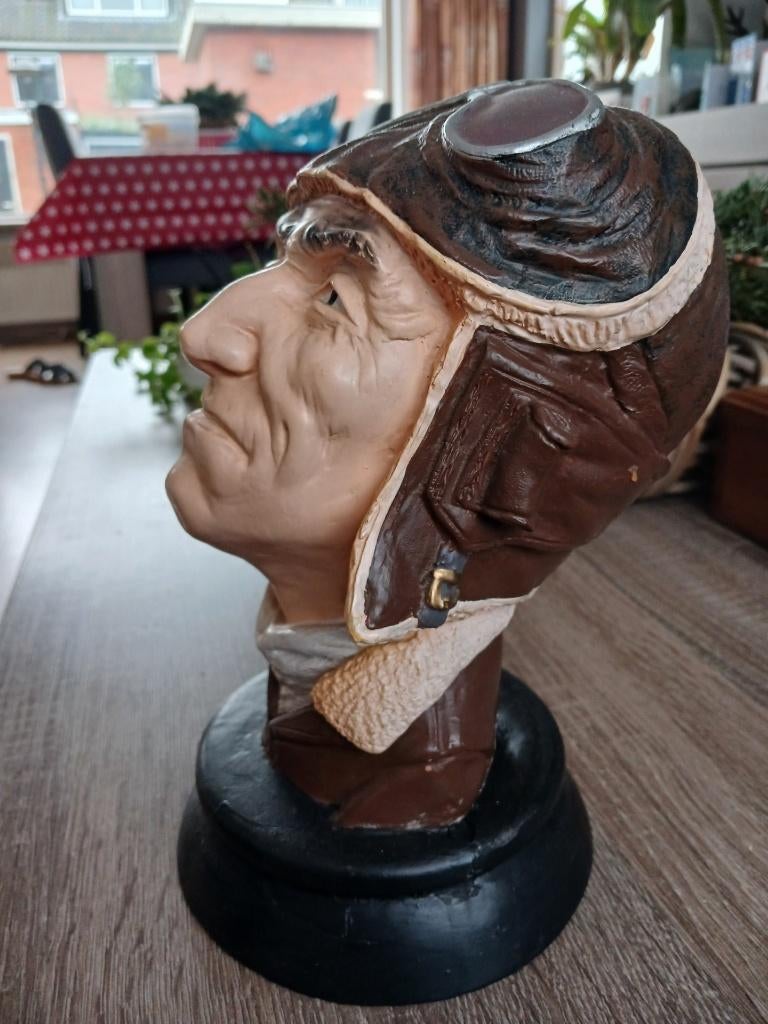 RAF piloot beeldje, Ophalen of Verzenden, Luchtmacht, Engeland, Kunstobject