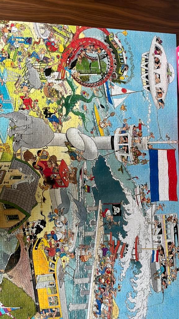 Jan van Haasteren puzzle 2000 stukjes, Ophalen of Verzenden, Meer dan 1500 stukjes, Zo goed als nieuw