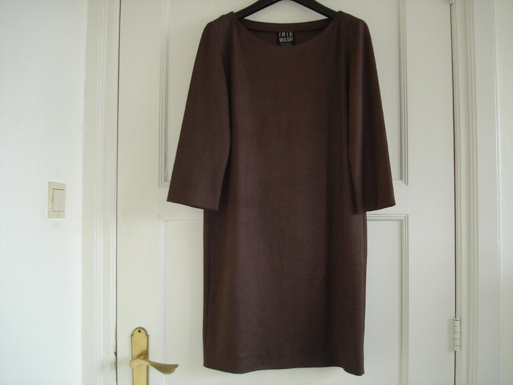 Irie Wash jurk maar S bruin suede look, Irie Wash, Bruin, Ophalen of Verzenden, Maat 36 (S)